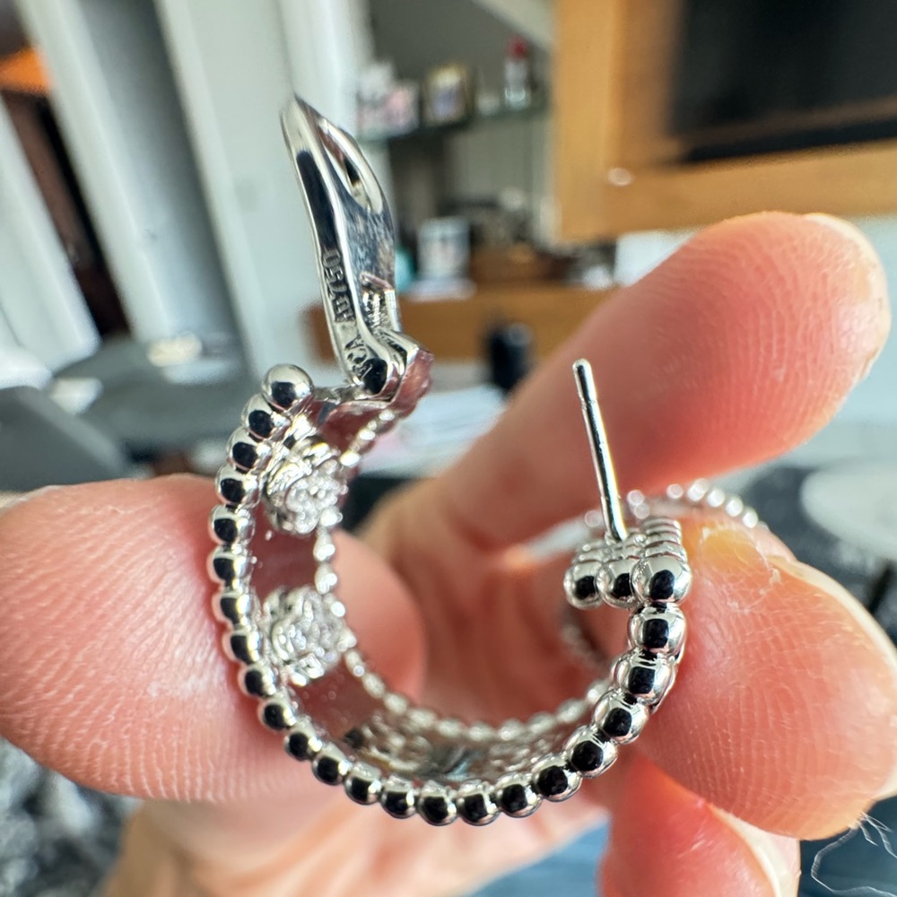 925 Silver VCA earrings - Picture 8 of 9